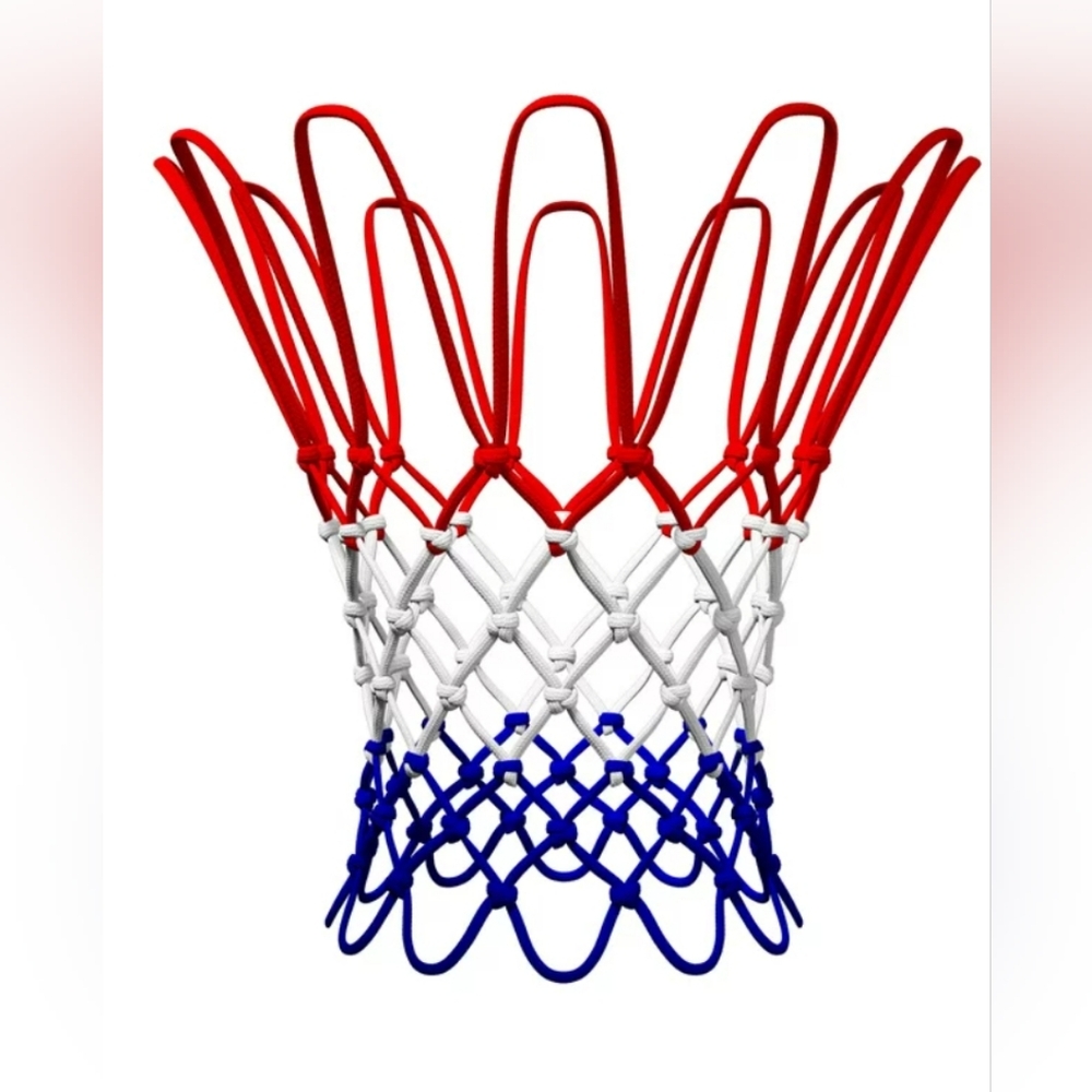 Spalding Heavy Duty Red, White, Blue Basketball Net, Replacement. NWT